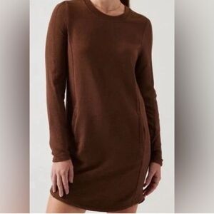 NWT Athleta Balance Dress, Brown, Size 2X